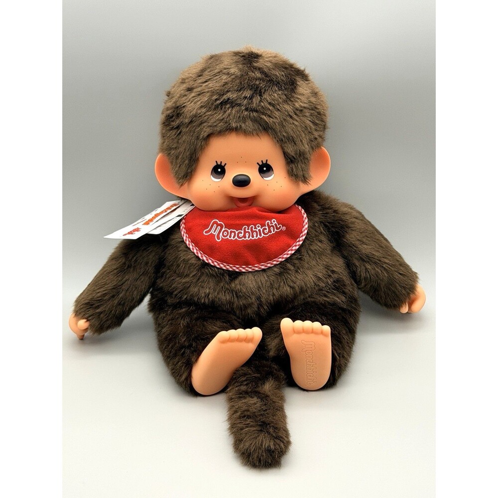 Monchhichi Size L Large Classic Premium Boy 16 inch (40cm) Sekiguchi Doll Japan